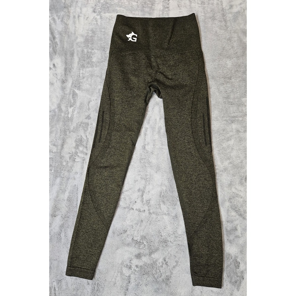 Grimfrost Woman's Leggings Olive Green Size Small